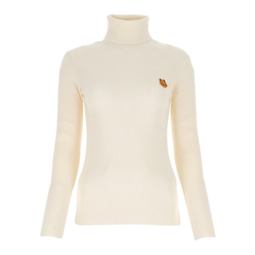 Kenzo/高田賢三 女士羊毛百搭刺繡高領毛衣