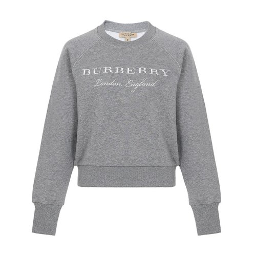  BURBERRY/博柏利 女士灰色棉質衛(wèi)衣 4056172 PLFSX