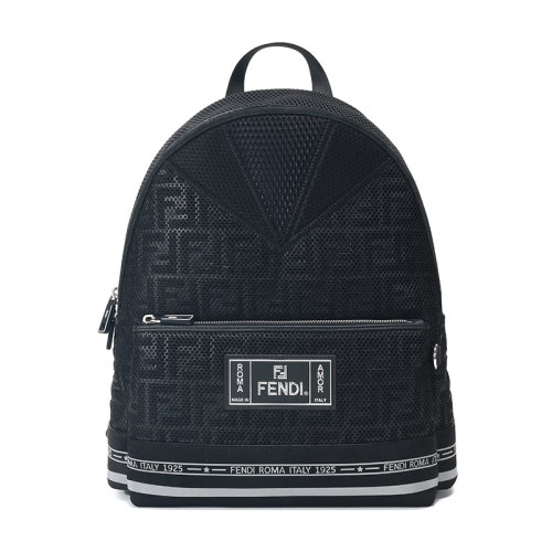 FENDI/芬迪 織物/配皮雙肩包 7VZ042 A7S8