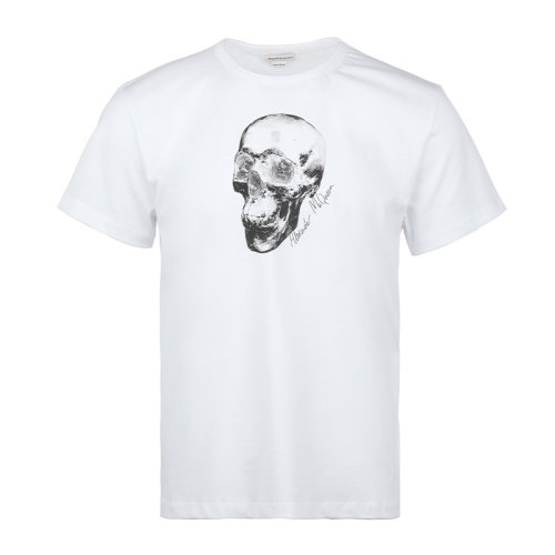 Alexander McQueen/亞歷山大麥昆男士短袖T恤705010QTZ16