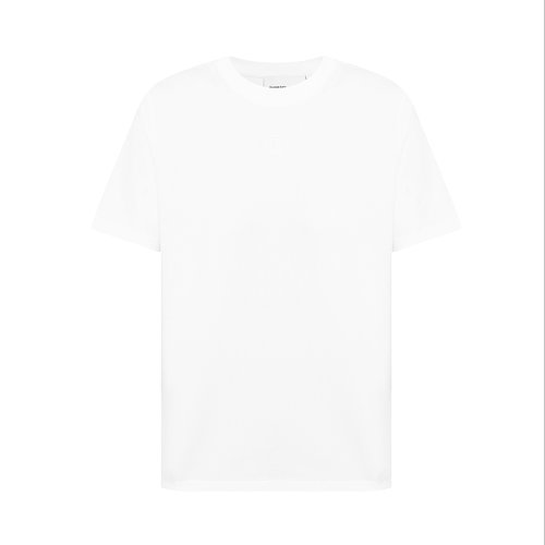 BURBERRY/博柏利 女士白色棉質圓領短袖T恤 8041966