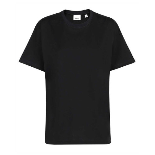 BURBERRY/博柏利 女士黑色棉質(zhì)短袖T恤 80449621