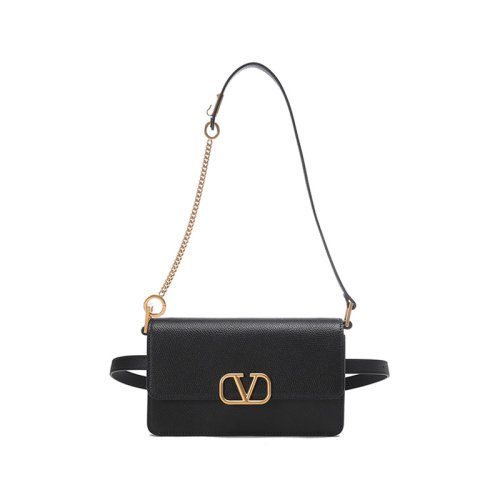 Valentino/華倫天奴 【22春夏新款】 女士皮革手提單肩包腰包LOGO標(biāo)志 XW2P0X22SNP