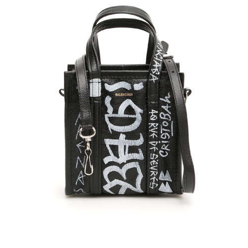 Balenciaga/巴黎世家 女士 字母LOGO皮質(zhì)手提包 5139880FE0N1060 HJH0015X