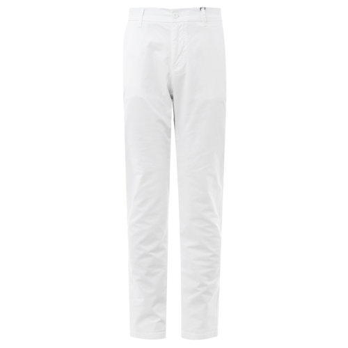 Trussardi/楚莎迪 棉質(zhì)白色休閑版型長(zhǎng)褲 男褲裝 直筒褲 男士休閑褲