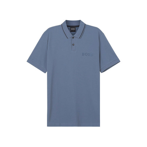 HUGO BOSS/雨果博斯 HUGO BOSS 男士棉質(zhì)短袖POLO衫LOGO圖案 50472230
