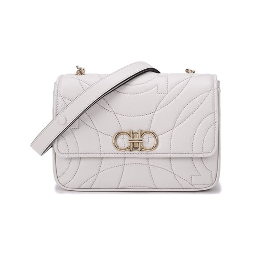 Salvatore Ferragamo/菲拉格慕  女士牛皮小號(hào)手提單肩包 210430