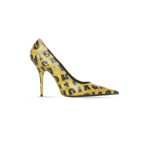  BALENCIAGA巴黎世家 22年秋冬 女士 高跟鞋 Womens Knife 110mm Pump  in Yellow 735401W2OA17