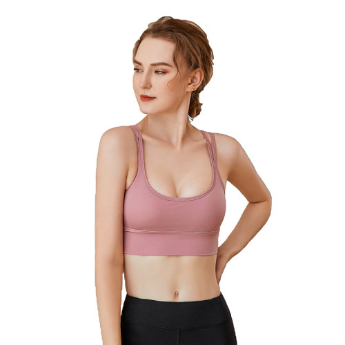 GeleiStory/GeleiStory 瑜伽服套裝女氣質(zhì)仙氣夏季薄款健身運(yùn)動性感美背防震聚攏文胸上衣女裝＞女士T恤＞女士短袖T恤