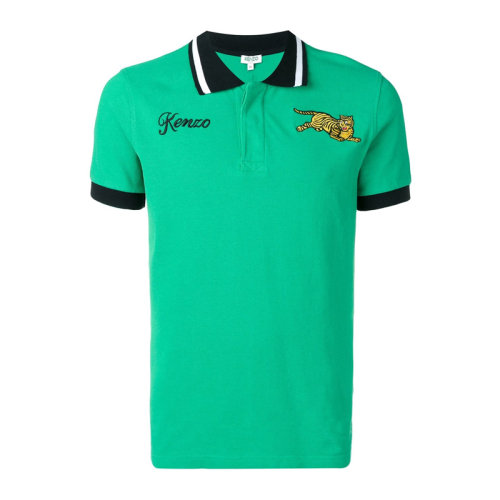 KENZO/高田賢三  男裝 服裝 棉質(zhì)老虎刺繡時(shí)尚休閑 男士短袖POLO衫