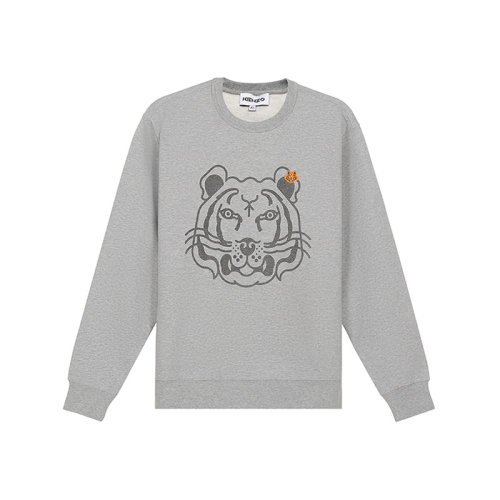 KENZO/高田賢三女衛(wèi)衣 女士棉質(zhì)K-Tige加絨款圓領(lǐng)長袖衛(wèi)衣運(yùn)動衫 2SW831 4MO