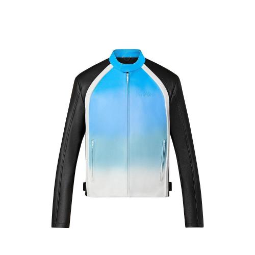  LV路易威登 22年秋冬 男士 夾克 BLOUSON EN CUIR a EFFET DéGRADé 1AA4L2 1AA4L6 1AA4L5 1A