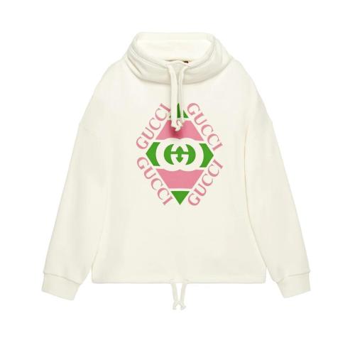  GUCCI古馳 22年秋冬 女士 Gucci復(fù)古標(biāo)識(shí)棉質(zhì)衛(wèi)衣 717417 XJEV6 9095