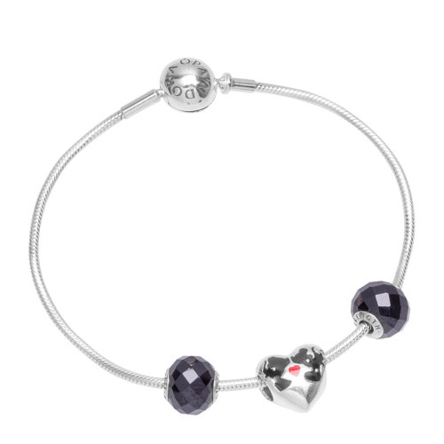 PANDORA/潘多拉 閃亮鑲嵌驚喜的禮物蛇骨鏈?zhǔn)宙準(zhǔn)骤C PAND00090