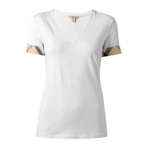 BURBERRY/博柏利 女裝 服飾 棉質(zhì)經(jīng)典格紋半袖 女士短袖T恤 3927203