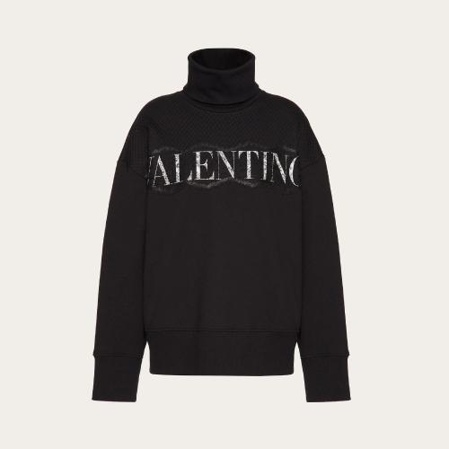  VALENTINO華倫天奴 22年秋冬 女士 衛(wèi)衣 SWEAT-SHIRT EN JERSEY WB0MF13P6SL0NI