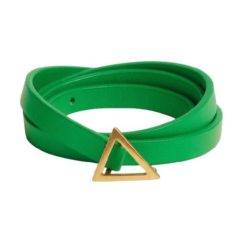  BV葆蝶家 女士 腰帶 CEINTURE a BOUCLE TRIANGULAIRE 619759VMAU13722 預(yù)定商品1-3周發(fā)貨