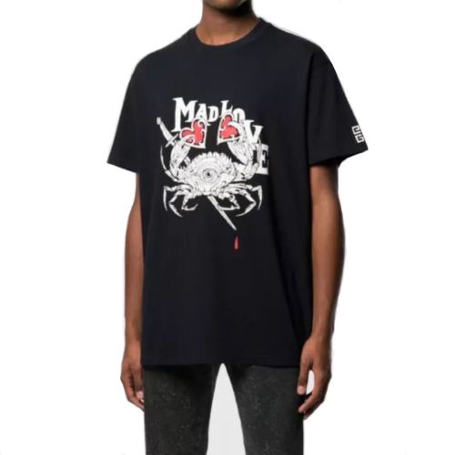 Givenchy/紀(jì)梵希 經(jīng)典棉質(zhì)短袖T恤 BM70JN3Y3D/001男女同款