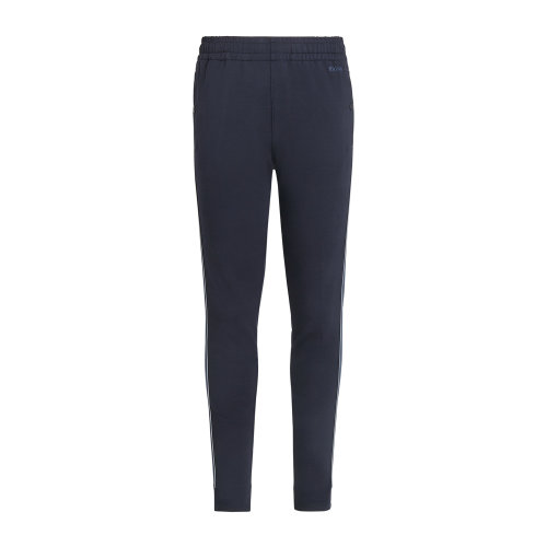 Z Zegna 藍黑拼接色男士運動長褲 ZZP73-VV451-B09