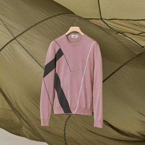  HERMES愛馬仕 22年秋冬 男士 針織衫 Pull col rond ??VoilH?? H257052HA0KLA