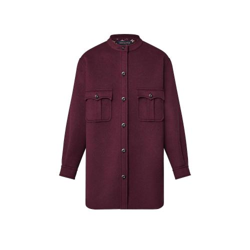  LV路易威登 22年秋冬 女士 大衣 雙面襯衫式夾克 1AAKDK 1AAKDL 1AAKDH 1AAKDM 1AAKDI 1AAKDJ