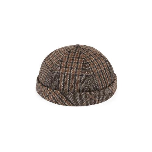  GUCCI古馳 22年秋冬 男士 飾雙G格紋棉帽 726745 4HA_VW 2100