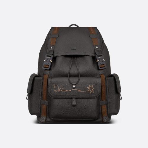  DIOR迪奧 22年秋冬 男士 雙肩包 CACTUS JACK DIOR Dior Hit The Road 雙肩背包 1ESBA163SOT_H