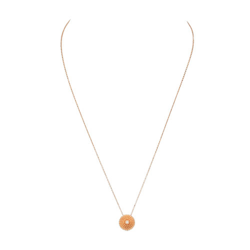 CARTIER/卡地亞 CACTUS DE CARTIER系列 18K金玫瑰金鑲嵌鉆石項(xiàng)鏈B7224562