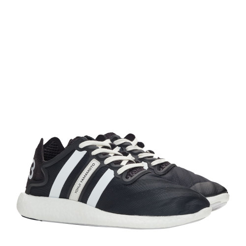 ADIDAS Y-3/阿迪達(dá)斯 男鞋系帶平底低幫男士休閑鞋運動鞋 黑白拼色 男款 S82118