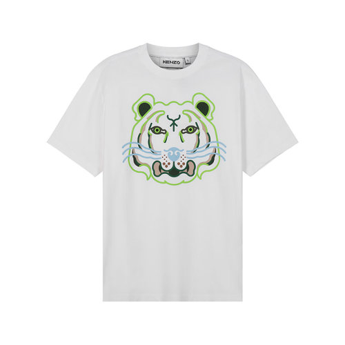 KENZO/高田賢三【22春夏新款】男士棉質(zhì)K-Tiger圓領(lǐng)短袖T恤 5TS209 4SA