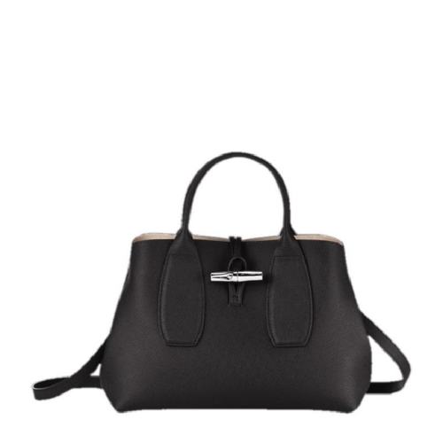  Longchamp/瓏驤 女士黑色時尚休閑手提包 10058HPN001 PLSX