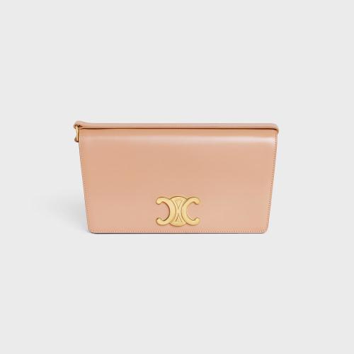  CELINE賽琳思琳 22年秋冬 女士 單肩包 SAC TRAPEZE TRIOMPHE VEAU SATINé 199283BF4.03AB