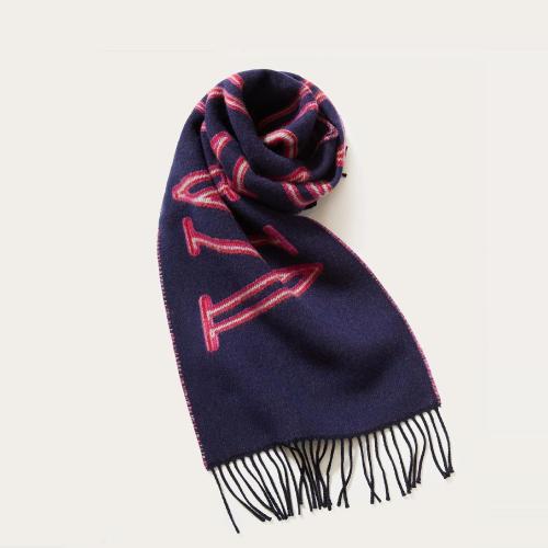  VALENTINO華倫天奴 22年秋冬 男士 圍巾 écharpe Neon Universe en laine et cachemire XY2ER