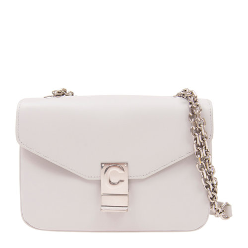 Celine 思林   女士時(shí)尚潮流翻蓋C扣鏈條單肩鏈斜挎包