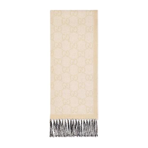  GUCCI古馳 22年秋冬 女士 GG羊毛圍巾 726551 3G349 1078