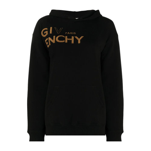 Givenchy /紀梵希 女士服裝 21春夏 黑色棉質(zhì)衛(wèi)衣 女衛(wèi)衣