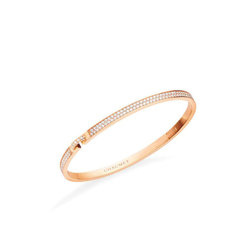 Chaumet/尚美  Linksévidence系列 女士18k金玫瑰金鋪滿(mǎn)明亮切割鉆石手鏈083555