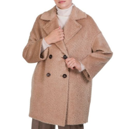  MaxMara/麥絲瑪拉 女士駝色時尚休閑大衣 60162013600 004 PLFSX