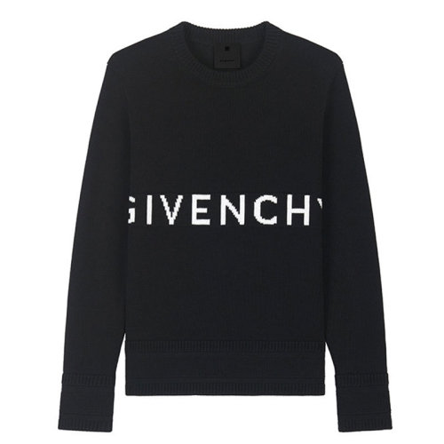  Givenchy/紀梵希 男士黑色棉質(zhì)針織衫/毛衫 BM90G9 401M 001