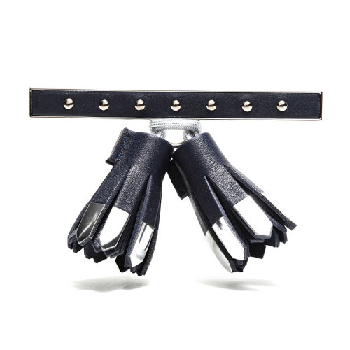 Longchamp/瓏驤 女士GAME ON系列金屬配皮掛飾 34037 EYN