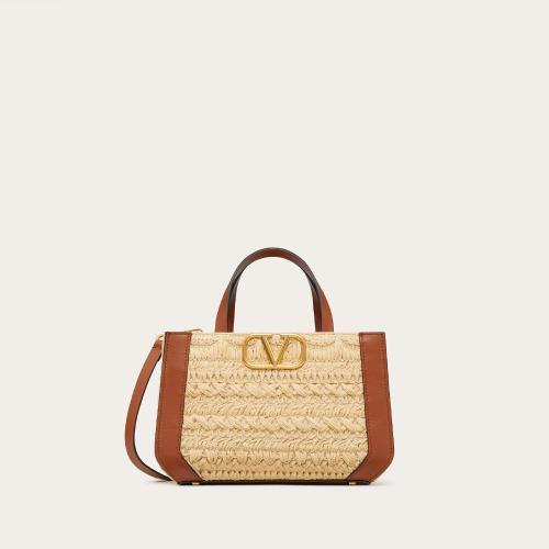  VALENTINO華倫天奴 22年秋冬 女士 手提包 SAC a MAIN VLOGO SIGNATURE A_VEC BRODERIE EN RAP