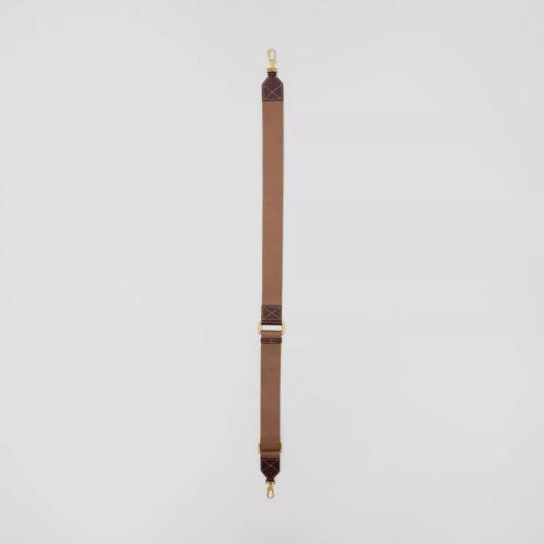  BURBERRY 22年秋冬 女士 徽標(biāo)裝飾皮革包款背帶 80563641