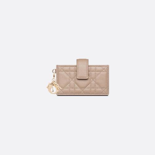  DIOR迪奧 22年秋冬 女士 卡包 Porte-cartes a goussets Lady Dior S0074ONMJ_M45U