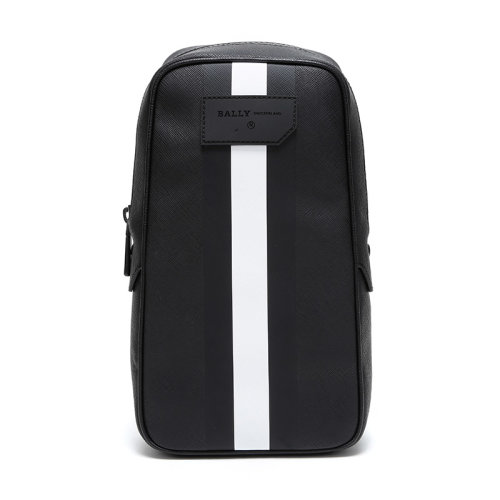 BALLY/巴利 男士PVC單肩斜挎包 TANIS OF