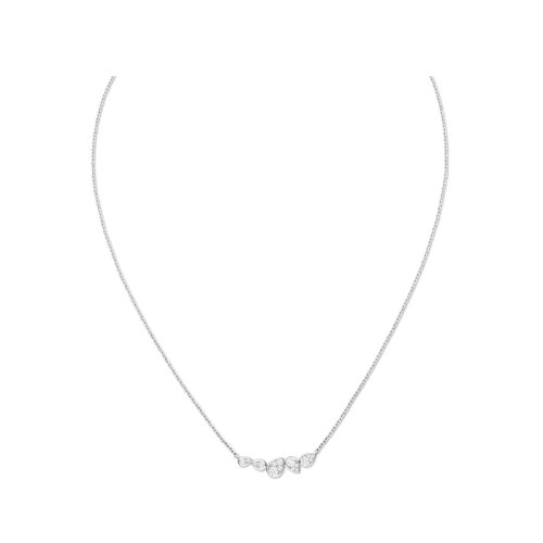 Chaumet/尚美  JOSéPHINERONDE D'AIGRETTES系列 女士18k金白金鑲有明亮切割鉆石項(xiàng)鏈083847