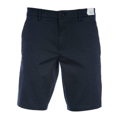 HUGO BOSS/雨果博斯 男士藏藍(lán)色棉質(zhì)時(shí)尚休閑短褲男褲 LIEM4-W-5966-NAVY