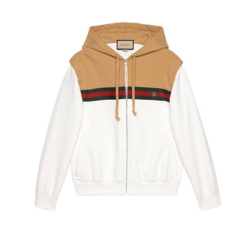  GUCCI古馳 22年秋冬 男士 織帶針織棉衛(wèi)衣 660292 XJDHD 2109