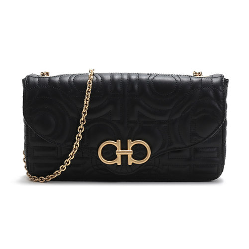 SalvatoreFerragamo/菲拉格慕 女士牛皮迷你單肩斜挎包22D699