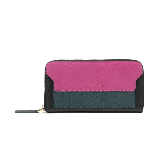 MARNI/瑪尼 女士錢包 皮質(zhì)長(zhǎng)款錢夾 PFMOE11U11 LV5
