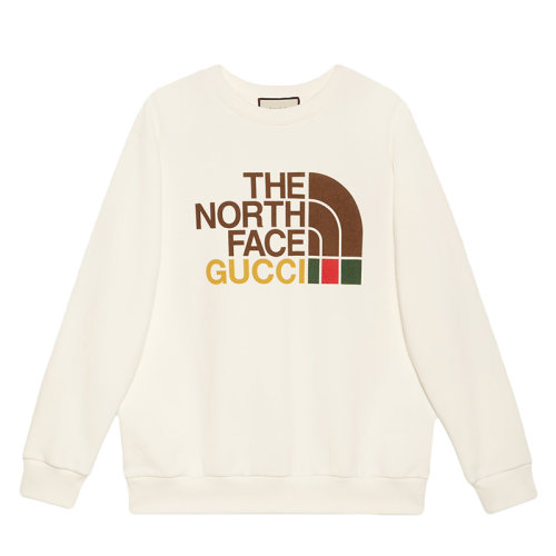 GUCCI/古馳      The North Face聯(lián)名系列 女士白色棉質(zhì)衛(wèi)衣617964XJDBY9095